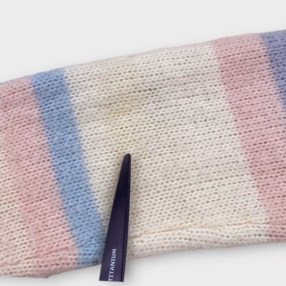 $188 Rails Sweater Womens X-Small Lani Sunset Striped Wool Alpaca Cream Colorful - Picture 14 of 14